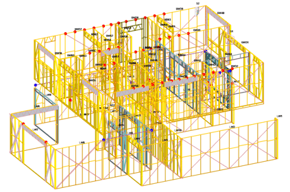 Automatic walls extrusion in ScotSteel