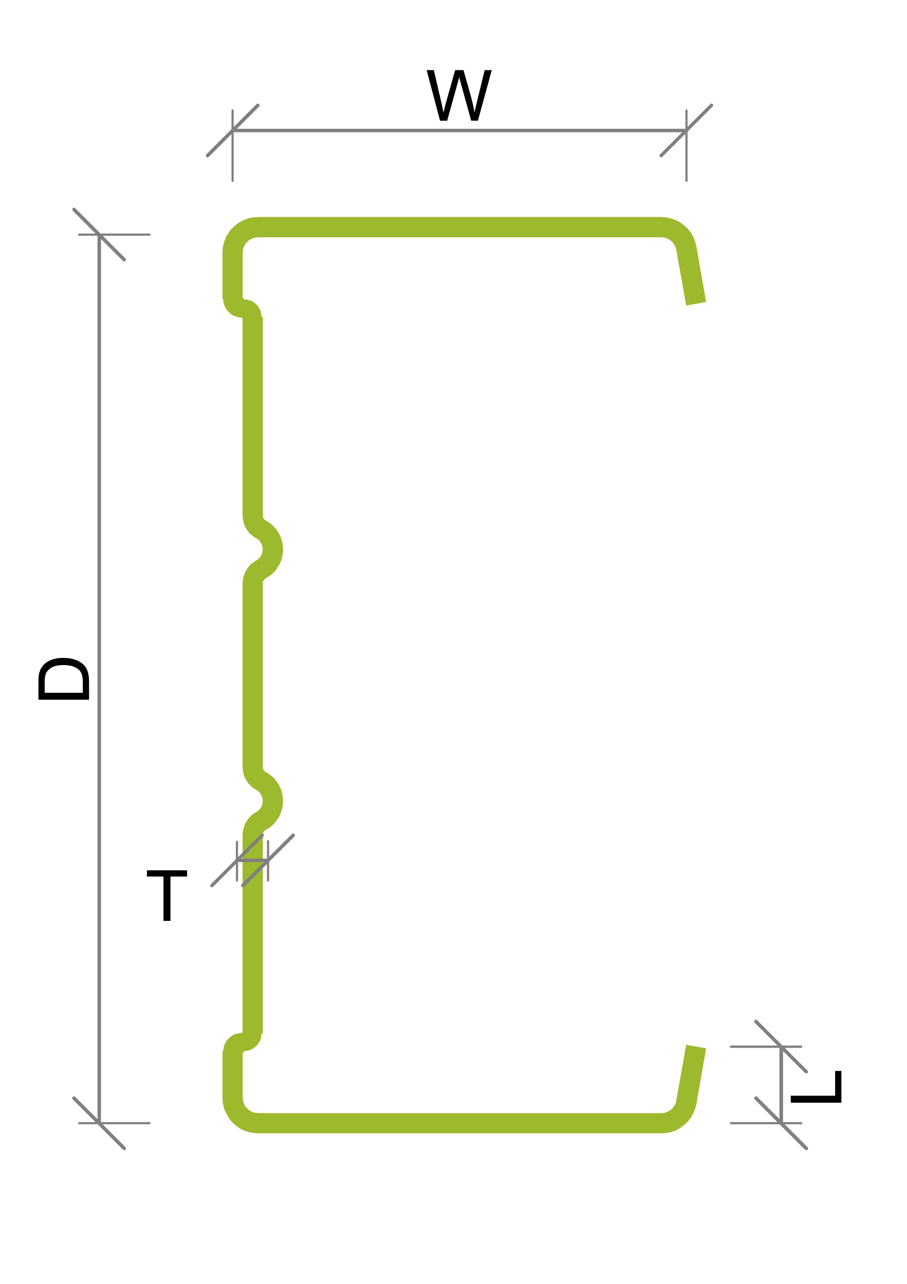 Scottsdale - Lipped channel section with web stiffeners