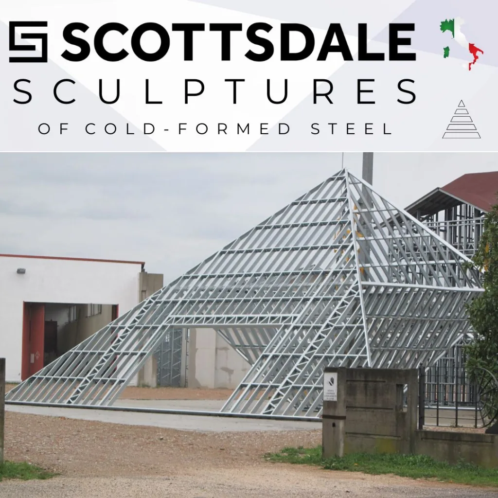 steel frame sculpture